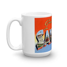 Greetings from San Juan Puerto Rico Unique Coffee Mug, Coffee Cup