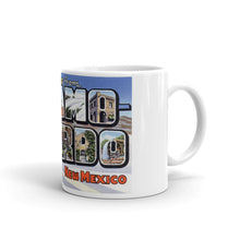 Greetings from Alamogordo New Mexico Unique Coffee Mug, Coffee Cup