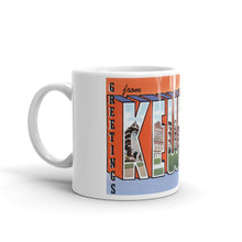 Greetings from Kewanee Illinois Unique Coffee Mug, Coffee Cup