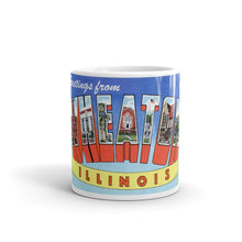 Greetings from Wheaton Illinois Unique Coffee Mug, Coffee Cup
