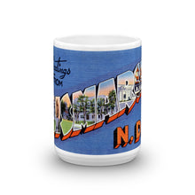 Greetings from Bismarck North Dakota Unique Coffee Mug, Coffee Cup 1