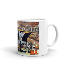 Greetings from Rocky Mount North Carolina Unique Coffee Mug, Coffee Cup