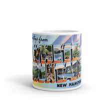 Greetings from White Mountains New Hampshire Unique Coffee Mug, Coffee Cup