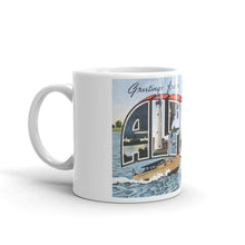 Greetings from Alpena Michigan Unique Coffee Mug, Coffee Cup