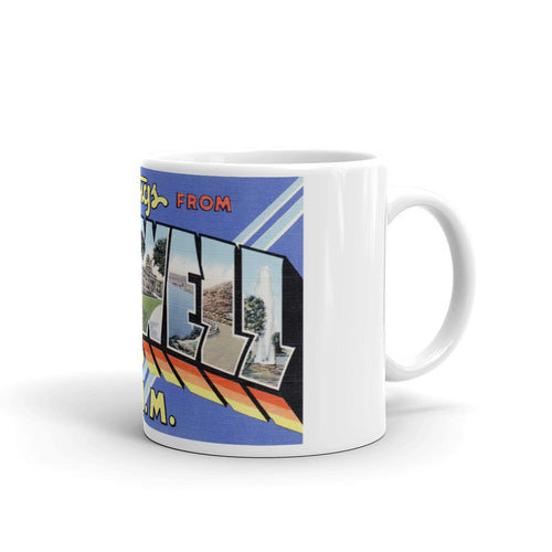 Greetings from Roswell New Mexico Unique Coffee Mug, Coffee Cup
