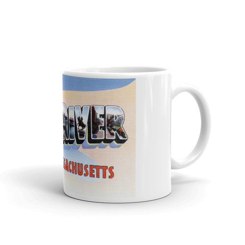 Greetings from Fall River Massachusetts Unique Coffee Mug, Coffee Cup