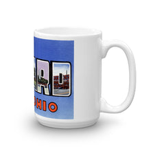 Greetings from Girard Ohio Unique Coffee Mug, Coffee Cup