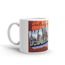 Greetings from Waterloo Iowa Unique Coffee Mug, Coffee Cup