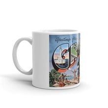 Greetings from Green Bay Wisconsin Unique Coffee Mug, Coffee Cup