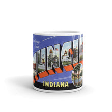 Greetings from Muncie Indiana Unique Coffee Mug, Coffee Cup