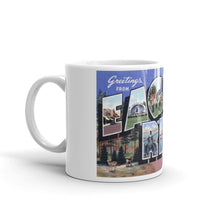 Greetings from Eagle River Wisconsin Unique Coffee Mug, Coffee Cup