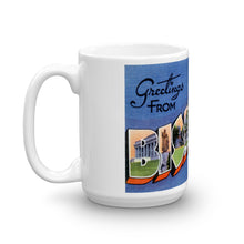 Greetings from Bismarck North Dakota Unique Coffee Mug, Coffee Cup 1