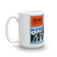 Greetings from Riverside Illinois Unique Coffee Mug, Coffee Cup