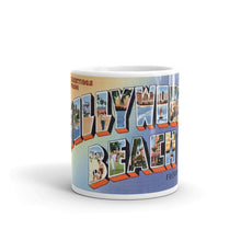 Greetings from Hollywood Beach Florida Unique Coffee Mug, Coffee Cup