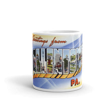 Greetings from Allentown Pennsylvania Unique Coffee Mug, Coffee Cup