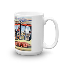 Greetings from Flagstaff Arizona Unique Coffee Mug, Coffee Cup