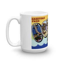 Greetings from Ocean City New Jersey Unique Coffee Mug, Coffee Cup