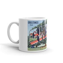 Greetings from Chico California Unique Coffee Mug, Coffee Cup