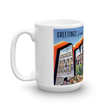 Greetings from Antigo Wisconsin Unique Coffee Mug, Coffee Cup