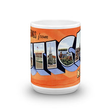 Greetings from Utica New York Unique Coffee Mug, Coffee Cup 1
