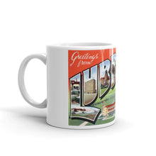 Greetings from Lubbock Texas Unique Coffee Mug, Coffee Cup