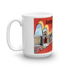 Greetings from Aberdeen South Dakota Unique Coffee Mug, Coffee Cup