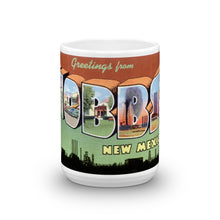Greetings from Hobbs New Mexico Unique Coffee Mug, Coffee Cup