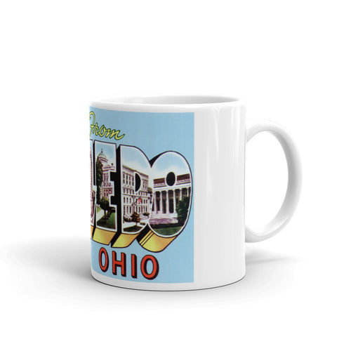 Greetings from Toledo Ohio Unique Coffee Mug, Coffee Cup 2