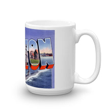 Greetings from Groton Connecticut Unique Coffee Mug, Coffee Cup