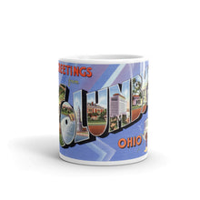 Greetings from Columbus Ohio Unique Coffee Mug, Coffee Cup 1