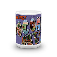 Greetings from Pocono Mountains Pennsylvania Unique Coffee Mug, Coffee Cup