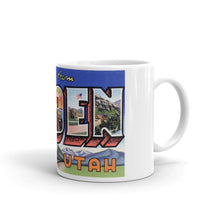 Greetings from Ogden Utah Unique Coffee Mug, Coffee Cup