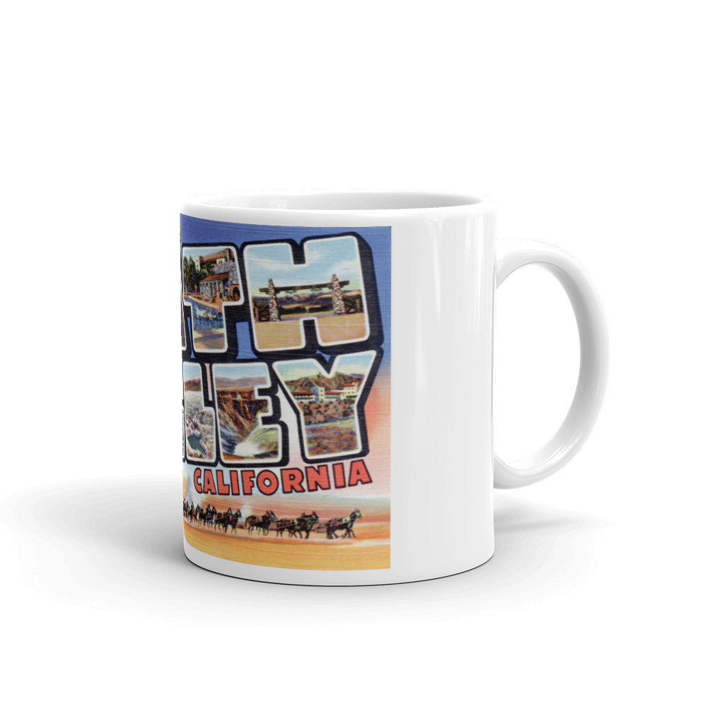 Greetings from Death Valley California Unique Coffee Mug, Coffee Cup