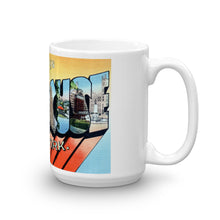 Greetings from Syracuse New York Unique Coffee Mug, Coffee Cup