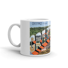 Greetings from Greenville North Carolina Unique Coffee Mug, Coffee Cup