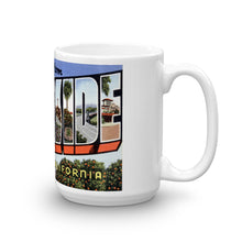 Greetings from Riverside California Unique Coffee Mug, Coffee Cup