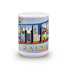 Greetings from Portland Maine Unique Coffee Mug, Coffee Cup 1