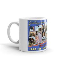 Greetings from Amarillo Texas Unique Coffee Mug, Coffee Cup