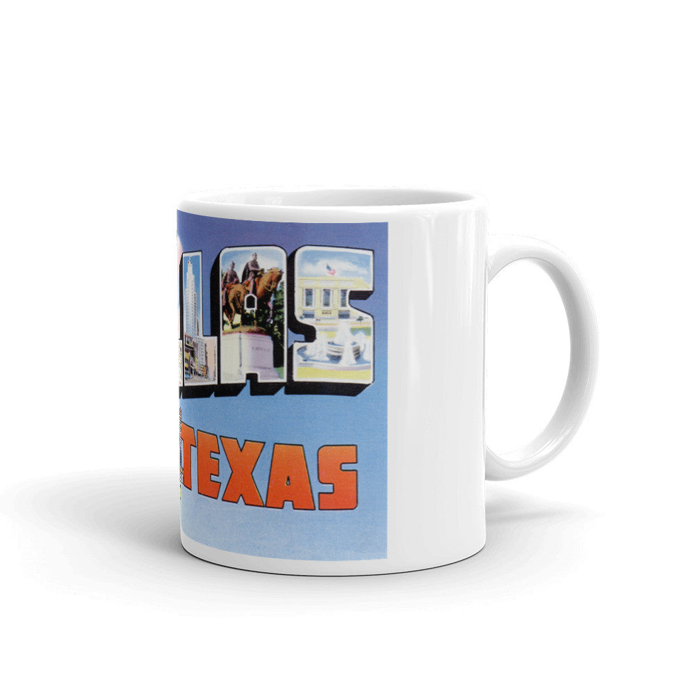 Greetings from Dallas Texas Unique Coffee Mug, Coffee Cup 4