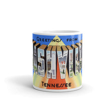 Greetings from Nashville Tennessee Unique Coffee Mug, Coffee Cup