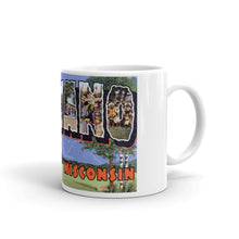 Greetings from Shawano Wisconsin Unique Coffee Mug, Coffee Cup