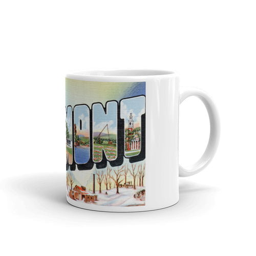 Greetings from Vermont Unique Coffee Mug, Coffee Cup 2